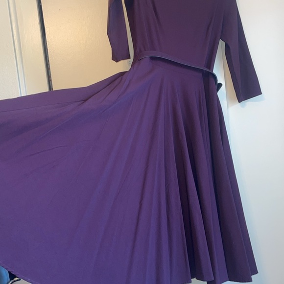 Unique Vintage Plum Dress 6/8 EUC! Perfect for parties - Picture 2 of 16